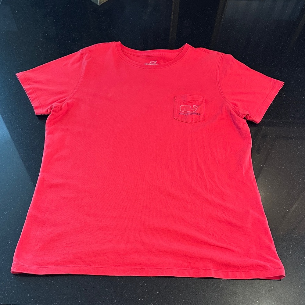 Vineyard Vines Bright Red Tee (Women’s Large)